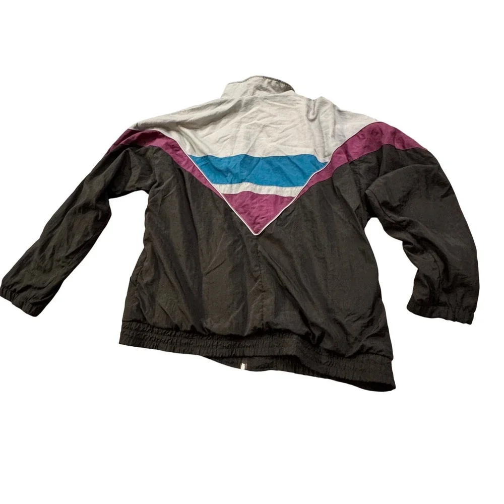 Vintage Reebok Colorblock Track‎ Jacket Windbreaker Retro Athletic Outerwear
